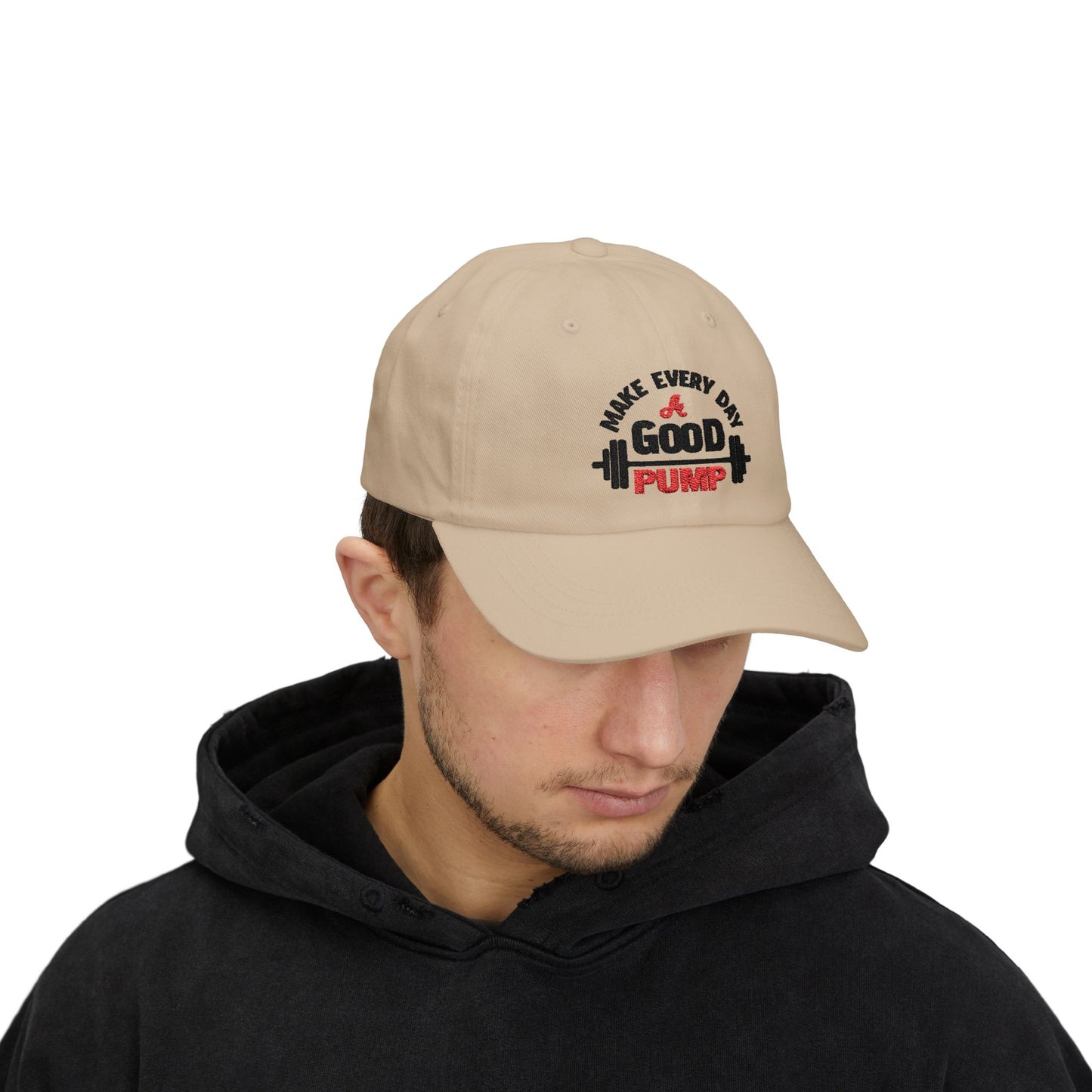 Motivational Dad Cap - "Make Every Day a Good Pump"