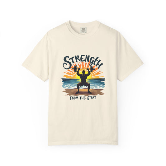 Strength From The Start T-Shirt - Men's Barbell