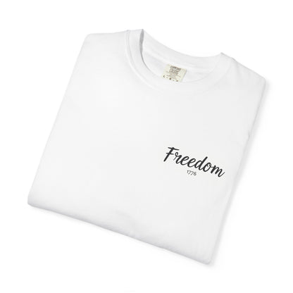 Freedom 1776 T-shirt | USA Flag Design, Perfect for Independence Day & Casual Wear
