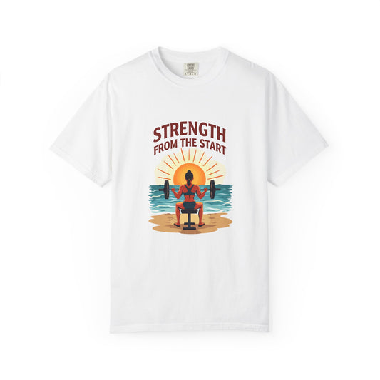 Strength From The Start T-Shirt - Female Press